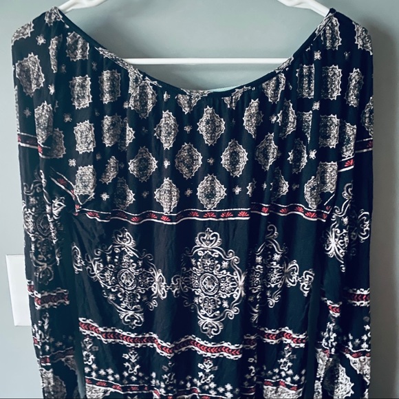 Maurices boho printed blouse - Picture 3 of 5